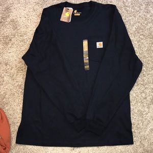 Navy Carhart long sleeve.  Size large
